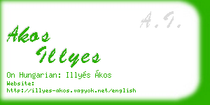 akos illyes business card