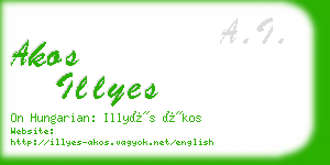 akos illyes business card